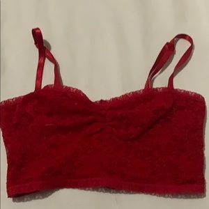 Red Lace Bralette